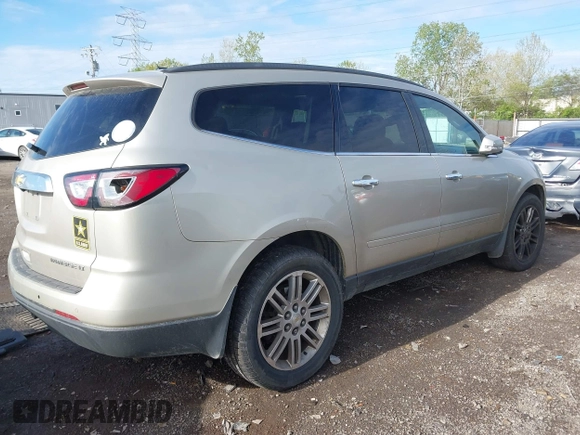 2015 Chevrolet Traverse LT with VIN 1GNKVGKD6FJ218604, listed as a IAAI auction lot 42142500 with 181,653 mi miles and . Bid and sale history available at DreamBid. Image 4.