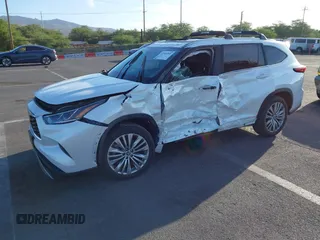 2023 Toyota Highlander L with VIN 5TDKDRAH8PS009638, listed as a IAAI auction lot 42544860 with Not provided miles and . Bid and sale history available at DreamBid. Image 2.