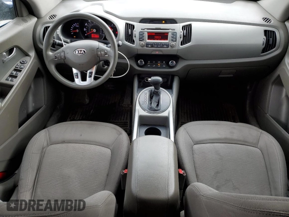 2012 Kia Sportage LX with VIN KNDPBCA25C7285039, listed as a Copart auction lot 52620735 with 197,305 mi miles and Salvage title. Bid and sale history available at DreamBid. Image 8.