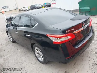 2015 Nissan Sentra S with VIN 3N1AB7AP7FY221213, listed as a IAAI auction lot 41467786 with 104,116 mi miles. Bid and sale history available at carsss.com. Image 3.