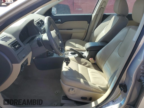 2010 Ford Fusion SEL with VIN 3FAHP0JG7AR356186, listed as a Copart auction lot 48987375 with 130,126 mi miles and Salvage Title. Bid and sale history available at DreamBid. Image 7.