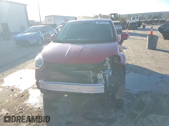 2018 FIAT 500X Pop with VIN ZFBCFXAB4JP710924, listed as a Copart auction lot 86012114 with 75,937 mi miles and Salvage title. Bid and sale history available at DreamBid. Image 15.
