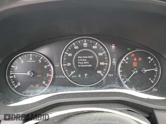 2024 Mazda CX-90 Preferred with VIN JM3KKBHDXR1167423, listed as a Copart auction lot 43914955 with 11,173 mi miles and Salvage title. Bid and sale history available at DreamBid. Image 9.