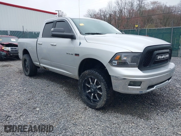 2010 Dodge 1500 Laramie with VIN 1D7RV1GT9AS232915, listed as a IAAI auction lot 41963752 with Not Provided miles and . Bid and sale history available at carsss.com. Image 1.