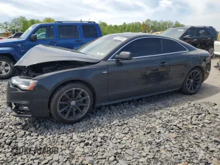 2016 Audi A5 Premium Plus with VIN WAUM2AFR6GA049938, listed as a Copart auction lot 56210045 with 119,980 mi miles and Salvage title. Bid and sale history available at DreamBid. Image 1.