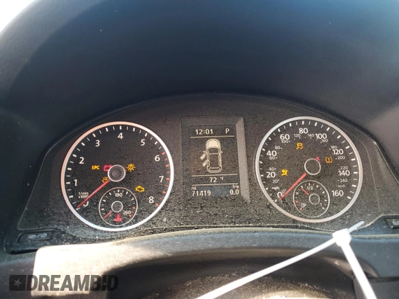 2017 Volkswagen Tiguan S с VIN WVGBV7AX8HK038781, выставлен на аукционе Copart как лот 53607475 с пробегом 71 419 миль миль и Списание • Salvage title. История ставок и продаж доступна на DreamBid. Изображение 9.