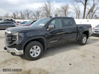 2024 GMC Sierra 1500 Pro with VIN 3GTUUAED2RG404000, listed as a Copart auction lot 49384675 with 7,576 mi miles and Salvage Title. Bid and sale history available at carsss.com. Image 1.