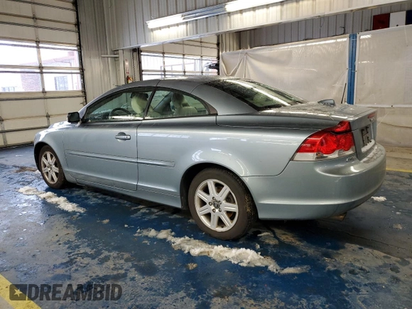 2007 Volvo C70 with VIN YV1MC68277J018446, listed as a Copart auction lot 88108515 with 134,814 mi miles and Clean Title. Bid and sale history available at carsss.com. Image 2.