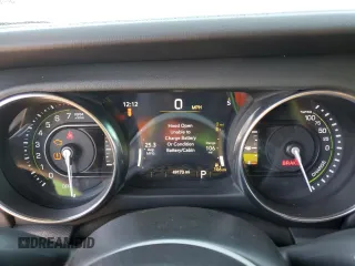 2021 Jeep Wrangler Unlimited Sahara with VIN 1C4JJXP69MW800920, listed as a Copart auction lot 52033745 with 49,173 mi miles and Salvage Title. Bid and sale history available at DreamBid. Image 9.