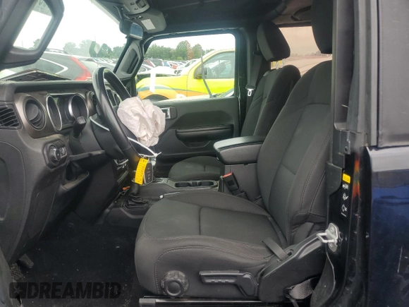 2020 Jeep Wrangler Sport S with VIN 1C4GJXAN7LW343890, listed as a Copart auction lot 63363335 with 74,179 mi miles and Salvage title. Bid and sale history available at DreamBid. Image 7.
