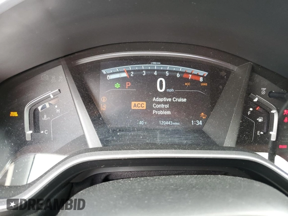 2018 Honda CR-V EX-L with VIN 7FARW2H87JE021642, listed as a Copart auction lot 51574625 with 120,443 mi miles and Salvage Title. Bid and sale history available at carsss.com. Image 9.