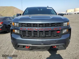 2019 Chevrolet Silverado 1500 Custom with VIN 1GCRWBEH8KZ413573, listed as a Copart auction lot 57072504 with 53,484 mi miles and Salvage Title. Bid and sale history available at carsss.com. Image 5.