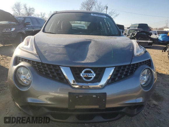 2016 Nissan Juke S with VIN JN8AF5MV0GT654595, listed as a Copart auction lot 47496055 with 15,989 mi miles and Salvage Title. Bid and sale history available at carsss.com. Image 5.