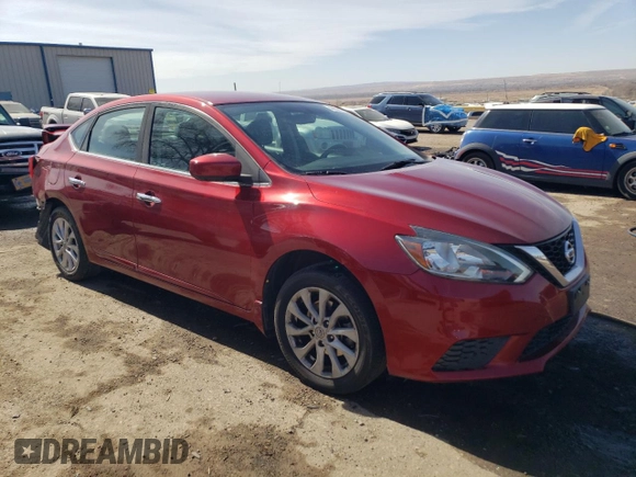 2019 Nissan Sentra S with VIN 3N1AB7AP2KY407784, listed as a Copart auction lot 46526705 with 76,463 mi miles and Salvage title. Bid and sale history available at DreamBid. Image 4.