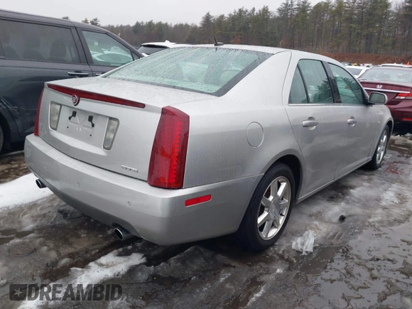 2005 Cadillac STS with VIN 1G6DW677250150773, listed as a IAAI auction lot 41675363 with 124,966 mi miles. Bid and sale history available at carsss.com. Image 4.