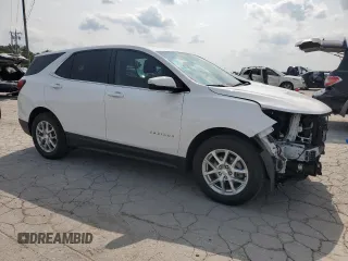 2022 Chevrolet Equinox LT z VIN 3GNAXUEV8NL253838, wystawiony jako Copart lot #60098635 z przebiegiem 50 400 mil mil oraz Szkoda całkowita • Salvage title. Historia ofert i sprzedaży dostępna na DreamBid. Obrazek 4.