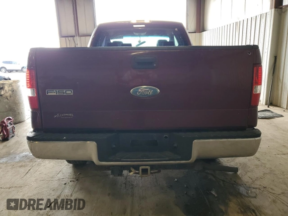 2006 Ford F-150 STX with VIN 1FTRX14W46FB11857, listed as a Copart auction lot 48357985 with 132,000 mi miles and Salvage Title. Bid and sale history available at carsss.com. Image 6.