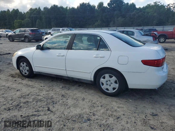 2005 Honda Accord LX with VIN 1HGCM564X5A003936, listed as a Copart auction lot 64819155 with 160,545 mi miles and Clean title. Bid and sale history available at DreamBid. Image 2.