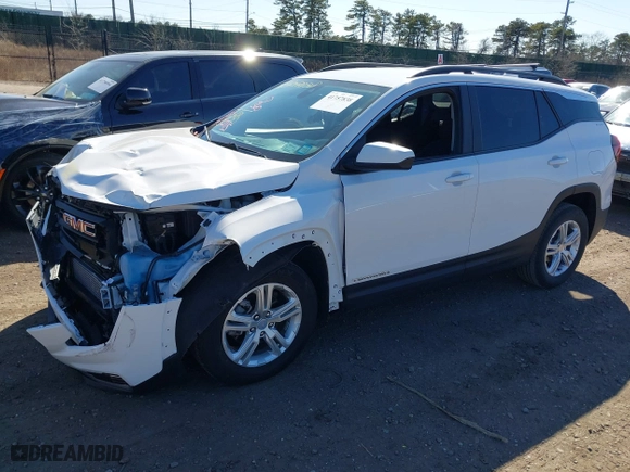 2022 GMC Terrain SLE with VIN 3GKALTEV5NL143719, listed as a IAAI auction lot 41757838 with 45,231 mi miles. Bid and sale history available at carsss.com. Image 17.