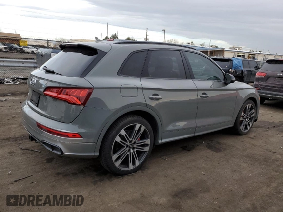 2019 Audi SQ5 Premium Plus with VIN WA1B4AFY5K2047400, listed as a Copart auction lot 46266904 with 24,304 mi miles and . Bid and sale history available at DreamBid. Image 3.