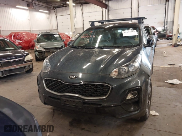 2021 Kia Sportage LX with VIN KNDPMCAC6M7913730, listed as a IAAI auction lot 41644714 with 89,191 mi miles and . Bid and sale history available at carsss.com. Image 12.