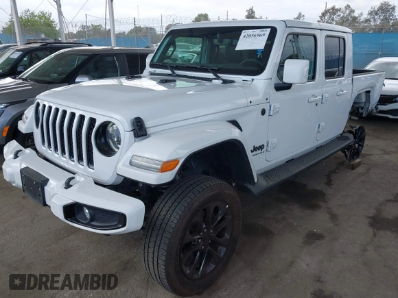 2023 Jeep Gladiator Overland with VIN 1C6HJTFG7PL543870, listed as a IAAI auction lot 42056969 with 28,655 mi miles and . Bid and sale history available at DreamBid. Image 18.
