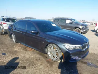 2016 BMW 7 Series 740i with VIN WBA7E2C53GG547930, listed as a IAAI auction lot 41691844 with 115,045 mi miles. Bid and sale history available at carsss.com. Image 1.
