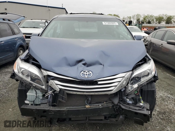 2017 Toyota Sienna with VIN 5TDDZ3DC2HS146616, listed as a Copart auction lot 51382805 with 73,740 mi miles and Salvage Title. Bid and sale history available at DreamBid. Image 5.