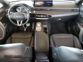 2023 Genesis GV70 Sport with VIN KMUMCDTC3PU084756, listed as a Copart auction lot 53306245 with 27,682 mi miles and Salvage Title. Bid and sale history available at DreamBid. Image 8.