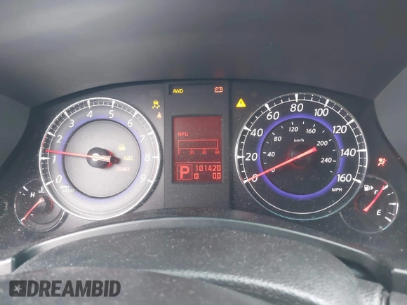 2009 Infiniti EX Journey with VIN JNKAJ09F39M951564, listed as a IAAI auction lot 41807892 with 101,420 mi miles and . Bid and sale history available at DreamBid. Image 7.