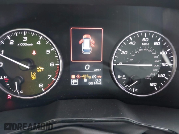 2024 Subaru Outback Premium with VIN 4S4BTAFC3R3282634, listed as a IAAI auction lot 42199822 with 6,914 mi miles and . Bid and sale history available at DreamBid. Image 7.