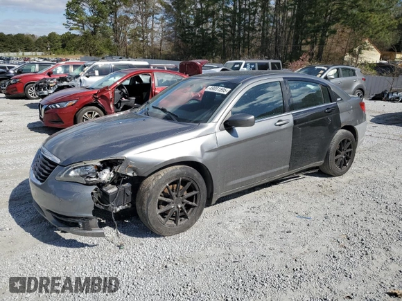 2012 Chrysler 200 Touring with VIN 1C3CCBBG3CN277103, listed as a Copart auction lot 49851595 with 215,000 mi miles and Salvage Title. Bid and sale history available at DreamBid. Image 1.