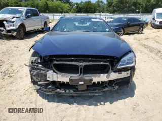 2019 BMW 6 Series 650i with VIN WBA6D4C54KGA01093, listed as a Copart auction lot 61496984 with 23,951 mi miles and Salvage Title. Bid and sale history available at carsss.com. Image 5.