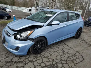 2014 Hyundai Accent GS with VIN KMHCT5AE5EU161810, listed as a Copart auction lot 49743525 with 114,563 mi miles and Salvage Title. Bid and sale history available at carsss.com. Image 1.