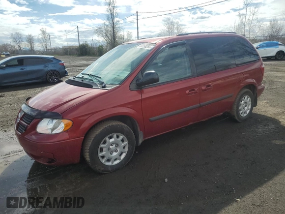 2005 Dodge Caravan SE z VIN 1D4GP25RX5B376541, wystawiony jako Copart lot #55258265 z przebiegiem 128 328 mil mil oraz Szkody całkowita. Historia ofert i sprzedaży dostępna na DreamBid. Obrazek 1.
