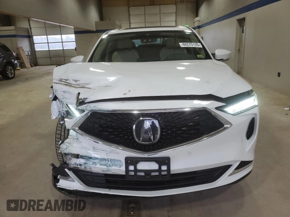 2022 Acura MDX w/Technology Package with VIN 5J8YD9H46NL003009, listed as a Copart auction lot 44275125 with 62,194 mi miles and Salvage Title. Bid and sale history available at carsss.com. Image 5.