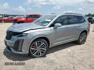 2023 Cadillac XT6 AWD Sport with VIN 1GYKPHRS1PZ162923, listed as a Copart auction lot 65037445 with 30,707 mi miles and Salvage title. Bid and sale history available at DreamBid. Image 1.