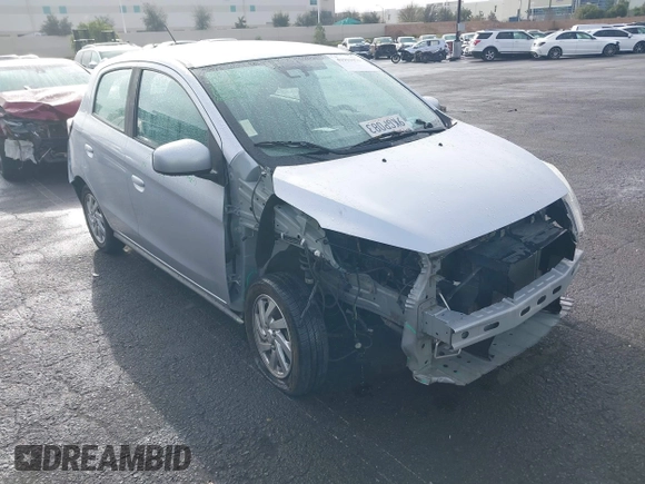 2021 Mitsubishi Mirage ES with VIN ML32AUHJ4MH004203, listed as a IAAI auction lot 41919476 with 87,854 mi miles and . Bid and sale history available at DreamBid. Image 1.