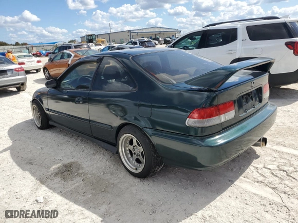 1998 Honda Civic EX with VIN 1HGEJ8142WL026790, listed as a Copart auction lot 77093954 with 225,905 mi miles and Salvage Title. Bid and sale history available at carsss.com. Image 2.