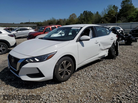 2023 Nissan Sentra SV with VIN 3N1AB8CVXPY325214, listed as a Copart auction lot 51970965 with 9,544 mi miles and Salvage Title. Bid and sale history available at DreamBid. Image 1.