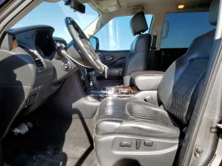 2018 Infiniti QX80 with VIN JN8AZ2NEXJ9195620, listed as a Copart auction lot 57509485 with 92,051 mi miles and Clean title. Bid and sale history available at DreamBid. Image 7.