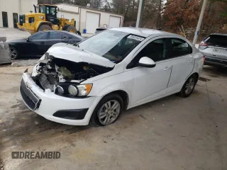 2015 Chevrolet Sonic LT with VIN 1G1JC5SB8F4181009, listed as a Copart auction lot 85033424 with 169,300 mi miles and Salvage Title. Bid and sale history available at DreamBid. Image 1.