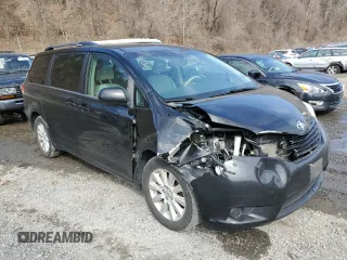 2013 Toyota Sienna LE with VIN 5TDJK3DC9DS059457, listed as a Copart auction lot 50127415 with 228,973 mi miles and Salvage Title. Bid and sale history available at carsss.com. Image 4.