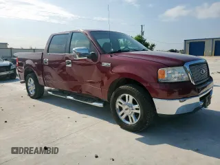 2006 Ford F-150 XLT with VIN 1FTRW12W46KC73789, listed as a Copart auction lot 60984605 with 126,185 mi miles and Salvage title. Bid and sale history available at DreamBid. Image 4.