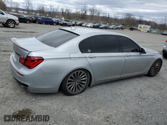 2014 BMW 7 Series ALPINA B7 xDrive with VIN WBAYF8C55ED142235, listed as a Copart auction lot 53257405 with Not Provided miles and Salvage Title. Bid and sale history available at DreamBid. Image 3.