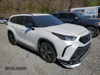 2021 Toyota Highlander XSE with VIN 5TDJZRBHXMS088799, listed as a Copart auction lot 53942365 with 25,172 mi miles and Non repairable. Bid and sale history available at DreamBid. Image 4.