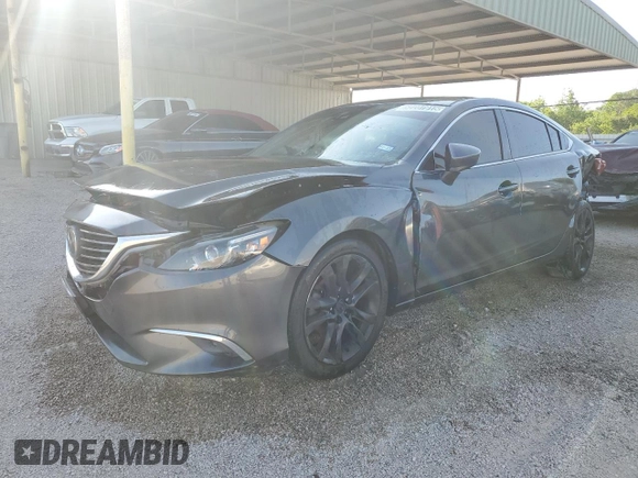 2016 Mazda 6 i Grand Touring with VIN JM1GJ1W55G1400662, listed as a Copart auction lot 52207915 with 55,462 mi miles and Clean Title. Bid and sale history available at DreamBid. Image 1.