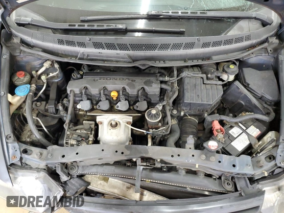 2007 Honda Civic Cpe LX with VIN 2HGFG12627H585698, listed as a Copart auction lot 49209985 with 0 mi miles and Salvage Title. Bid and sale history available at carsss.com. Image 12.