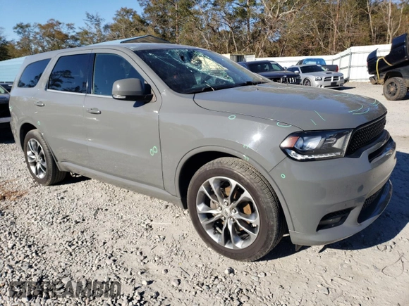2020 Dodge Durango GT with VIN 1C4RDHDGXLC259020, listed as a Copart auction lot 82817884 with 81,631 mi miles and Salvage Title. Bid and sale history available at DreamBid. Image 4.