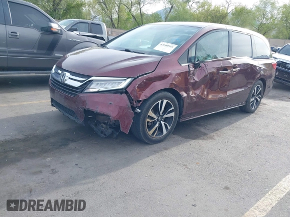 2018 Honda Odyssey Elite with VIN 5FNRL6H94JB067479, listed as a IAAI auction lot 42100911 with 160,174 mi miles and . Bid and sale history available at DreamBid. Image 17.